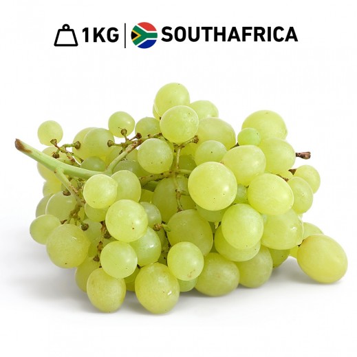 Fresh South African White Grapes (1 kg Approx)