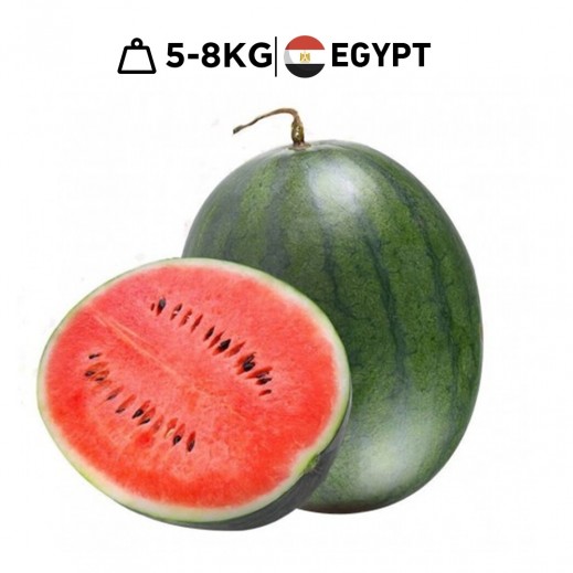 Fresh Egyptian Watermelon (5 - 8 kg Approx.) - delivered by Taw9eel Fast
