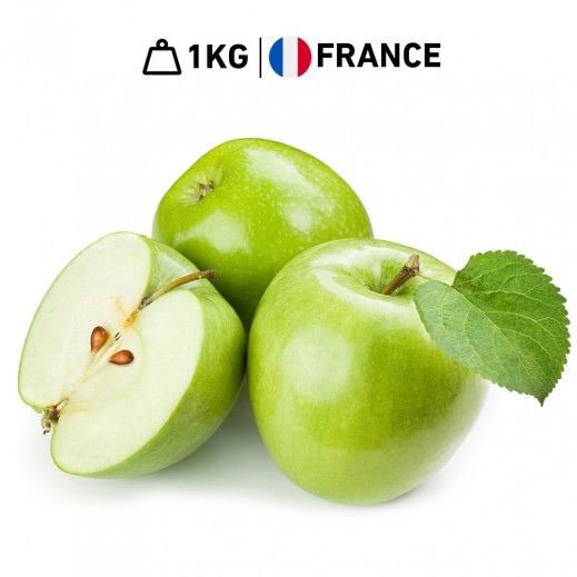 Fresh French Green Apple Box 1 kg Approx. - delivered by Taw9eel Fast