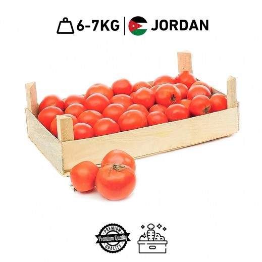 Fresh Jordanian Tomatoes 6 - 7 kg Approx. - delivered by Taw9eel Fast