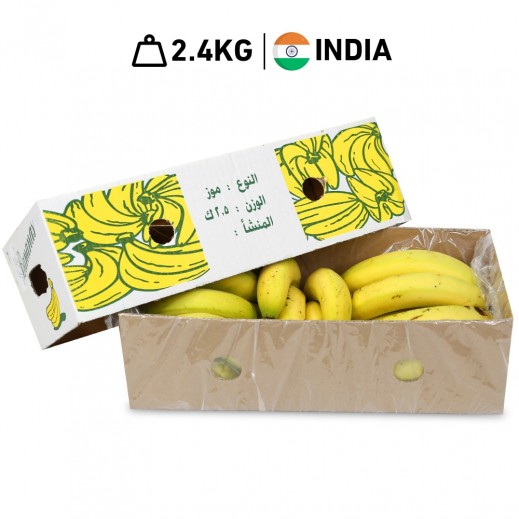 Fresh Indian Banana Box (2.4 kg Approx.)
