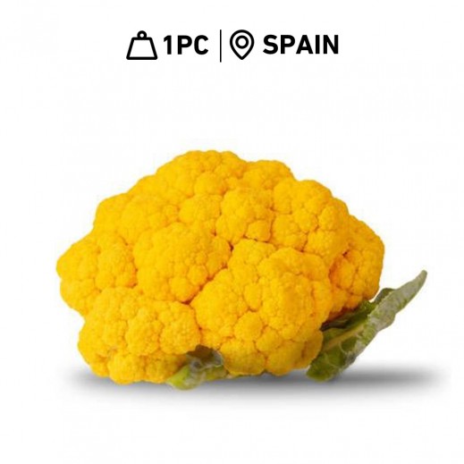 Fresh Spain Yellow Cauliflower 1 Piece - delivered by Taw9eel Fast