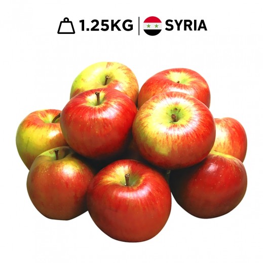 Fresh Syrian Red Apples 1.25 kg Approx