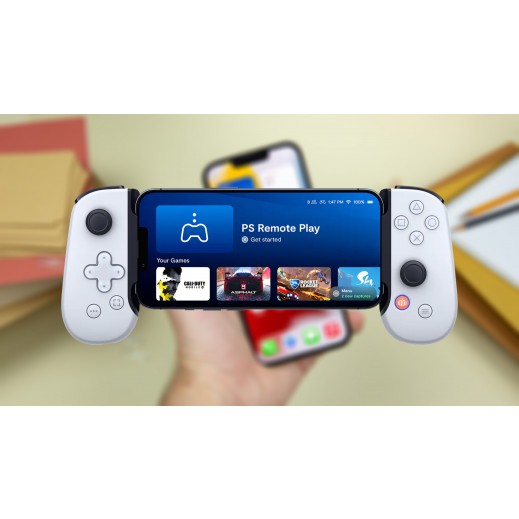 Backbone One iOS Gaming Controller for iPhone PlayStation Edition White توصيل