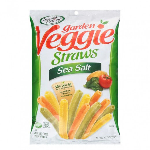 Sensible Portions Garden Gluten Free Veggie Straws Sea Salt 28 g