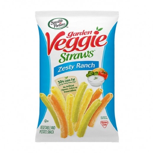 Buy Sensible Portions Gluten Free Veggie Straws Zesty Ranch 4 x 30 g