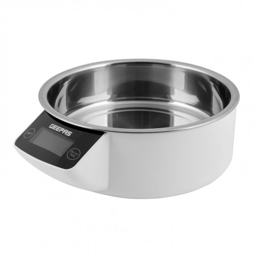 Geepas Digital Kitchen Scale 5KG - White