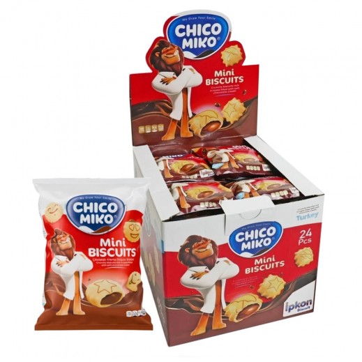 Chico Miko Chocolate Cream Mini Biscuits 24 × 30 g