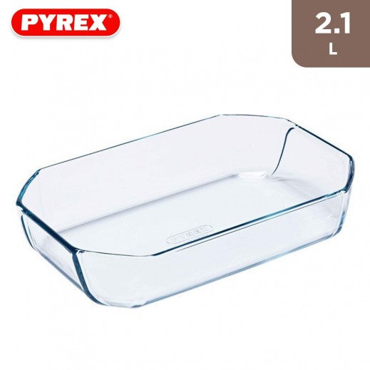 Pyrex Glass Rectangular Roaster 2.1 ltr