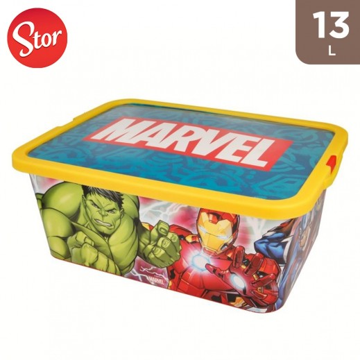 Stor Storage Click Box 13 L Avengers Marvelmania