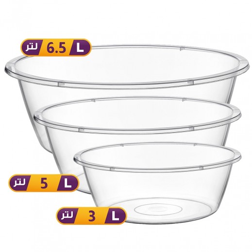 Transparent Round Bowl