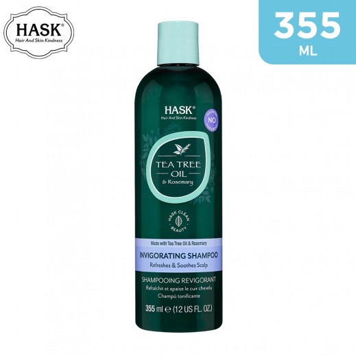 HASK Tea Tree Oil & Rosemary Invigorating Shampoo (355 ml) - delivered by Taw9eel Fast