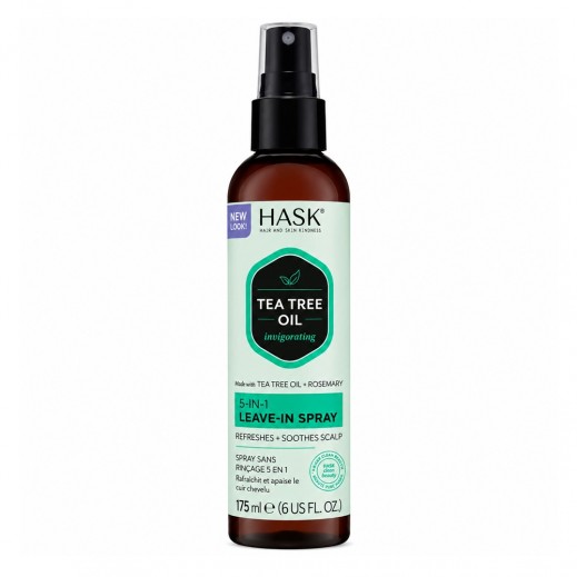 HASK Tea Tree Oil & Rosemary 5-in-1 Leave-In Spray 175ml