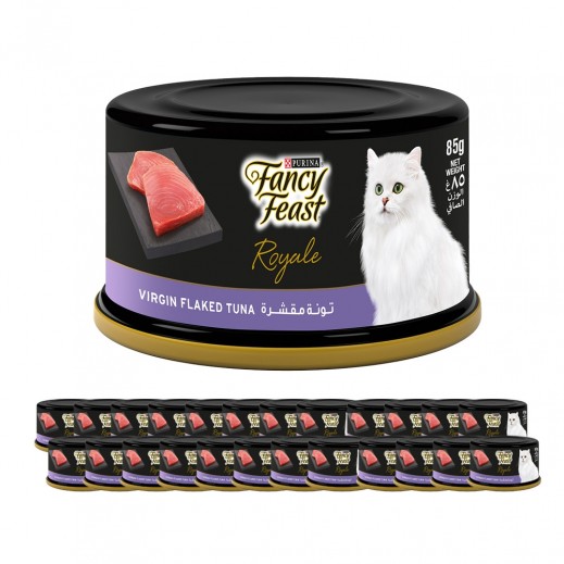 Purina Fancy Feast Royale Virgin Flaked Tuna 24 x 85 g