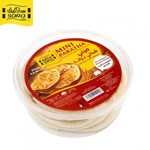 Sara Frozen Mini Plain Paratha 300 g - delivered by Taw9eel Fast