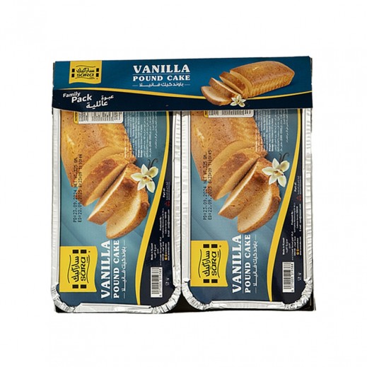 Sara Pound Cake Vanilla Pound Cake Family Pack 2 x 325 g - delivered by Taw9eel Fast