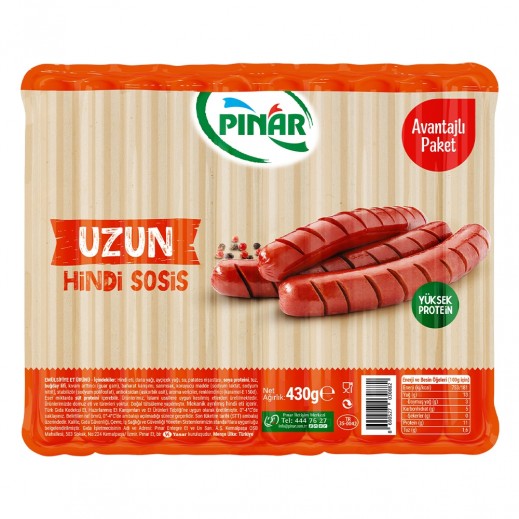 Pinar Turkey Long Sausage 430g
