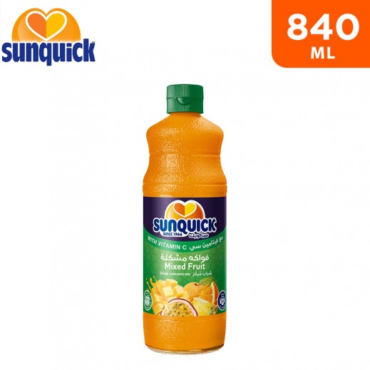 Sunquick Mixed Fruits Juice Concentrate 840 ml - delivered by Taw9eel Fast