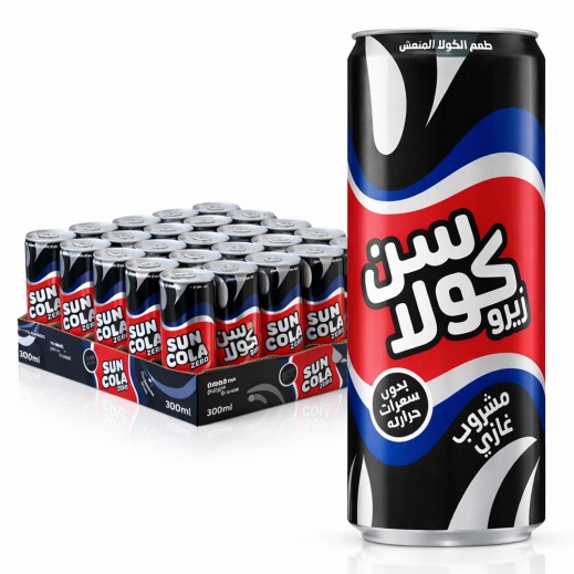 Suncola Zero Sugar Carbonated Cola Drink 30 × 240ml