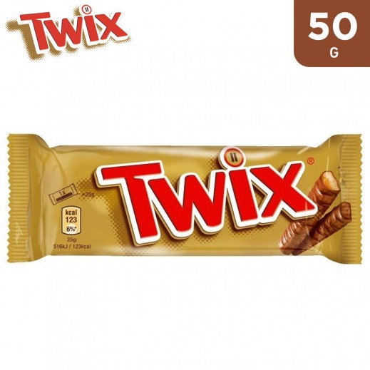 Twix Twin Chocolate (50 g) - delivered by Taw9eel Fast