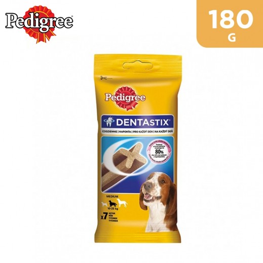 Pedigree Denta Stix Medium 7 Pieces 180 g  - delivered by Taw9eel Fast