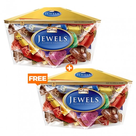 Galaxy Jewels Chocolate 200g 1+1 Free - delivered by Taw9eel Fast