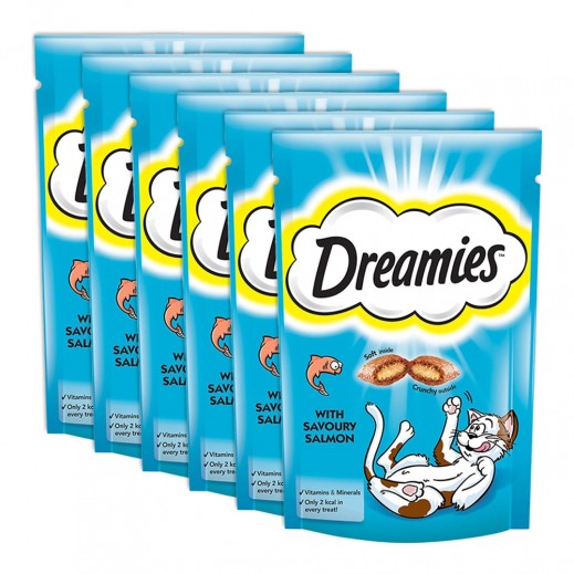 Wholesale - Dreamies Salmon Cat Treats 6x60 g