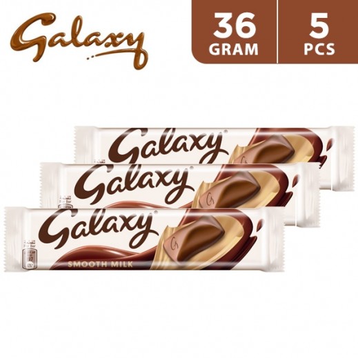 Galaxy Smooth Milk Chocolate 5 x 36 g