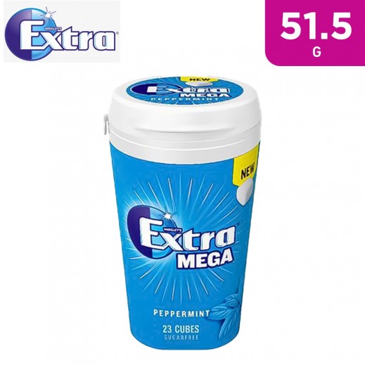 Wrigleys Extra Mega Peppermint Gum 51.5 g - delivered by Taw9eel Fast