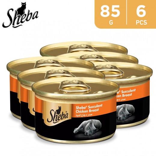 Sheba Filets Chicken Breast 6 x 85 g - delivered by Taw9eel Fast