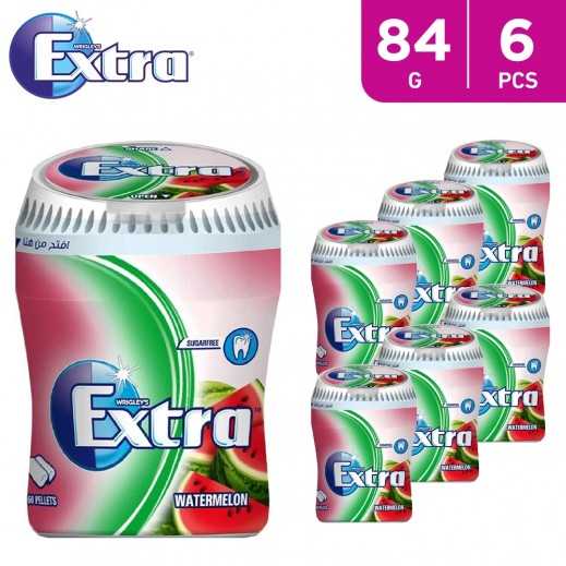 Buy Extra Big Botlle Watermelon Gum 6×84 g توصيل