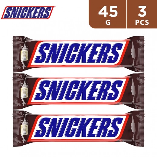 Snickers Chocolate Original 3 x 45 g