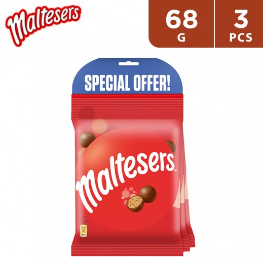Maltesers Chocolate 3 X 68 g - delivered by Taw9eel Fast
