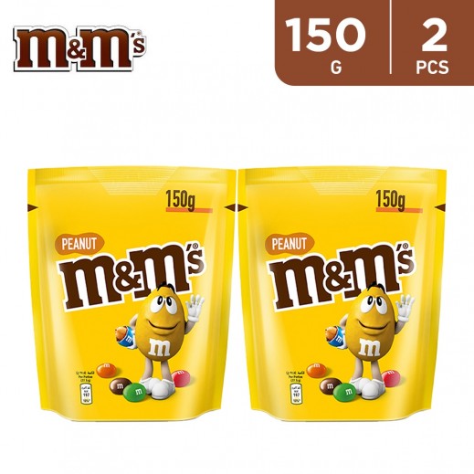 M&M's Peanut Coated with Milk Chocolate 2 X 150 g - delivered by Taw9eel Fast