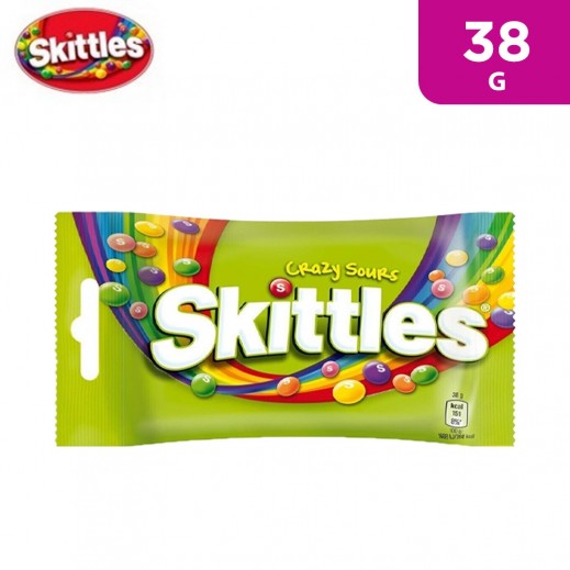 Skittles Crazy Sours Candy 38 g - delivered by Taw9eel Fast