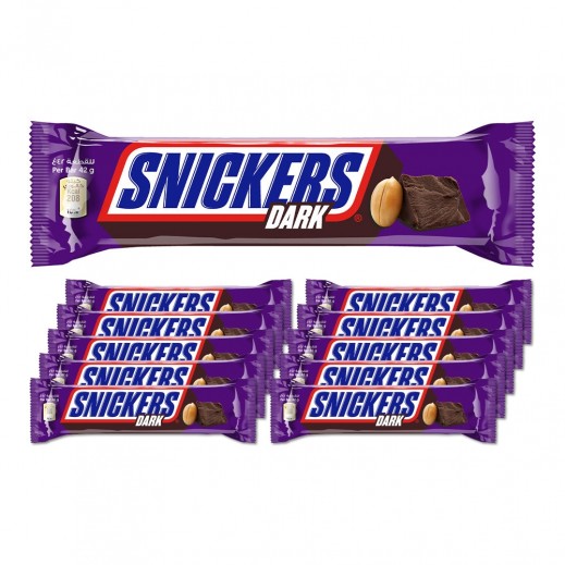 Snickers Dark Chocolate 10 × 42 g