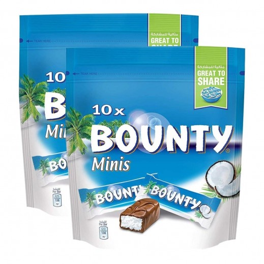 Bounty Mini Chocolate 11 Pc  275g 1+1 Free - delivered by Taw9eel Fast