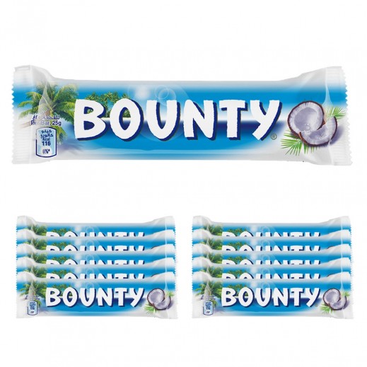 Bounty Twin Pack Chocolate 10 x 50 g