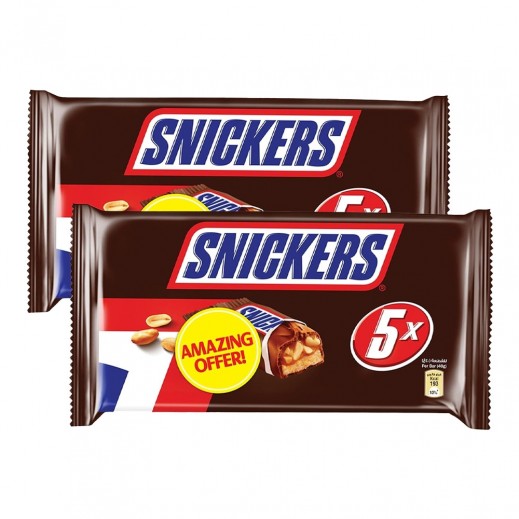 Snickers Original Chocolate Bar Twin Pack 10 x 40 g - delivered by Taw9eel Fast