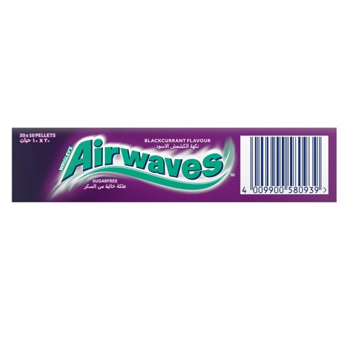 Airwaves Blackcurrant Flavor Chewing Gum 14 g