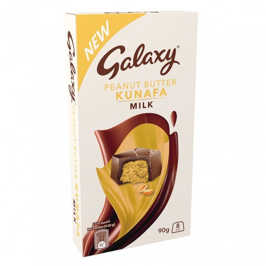 Galaxy Peanut Butter Kunafa Milk Chocolate Bar 90 g - delivered by Taw9eel Fast