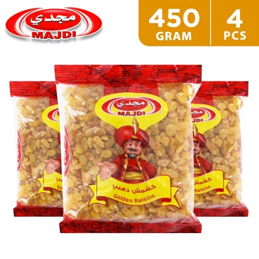 Majdi (Fancy) Golden Raisin 4 x 450 g