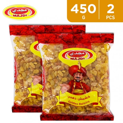 Majdi Golden Raisins 2x 450 g  - delivered by Taw9eel Fast