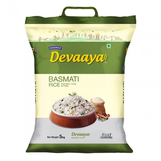 Daawat Devaaya Basmati Rice 5kg - delivered by Taw9eel Fast