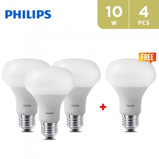 Philips LED SPOT 10 W Warm - 3 + 1 Free