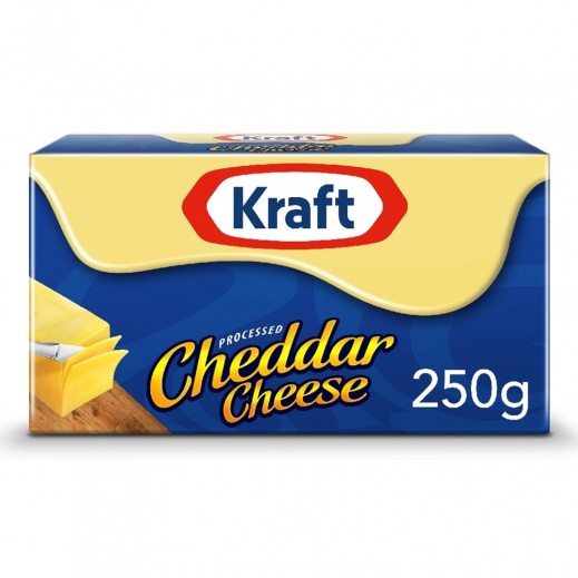 Kraft Cheddar Cheese Packet 250 g - delivered by Taw9eel Fast