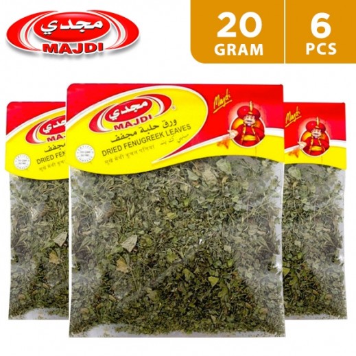 Majdi Dry Fenugrek Leaves Crushed 6 x 20 g