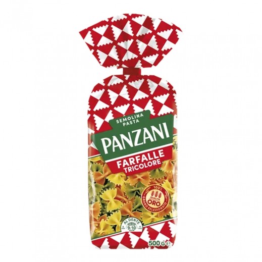 Panzani Farfalle Tricolore Pasta 500 g