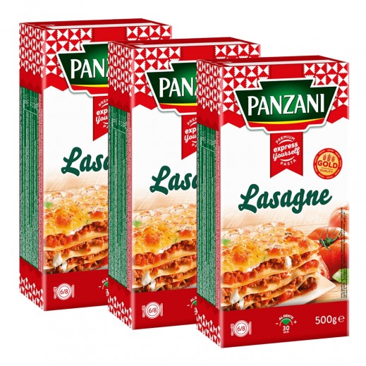Panzani Lasagne Express Yourself Pasta 3 x 500 g