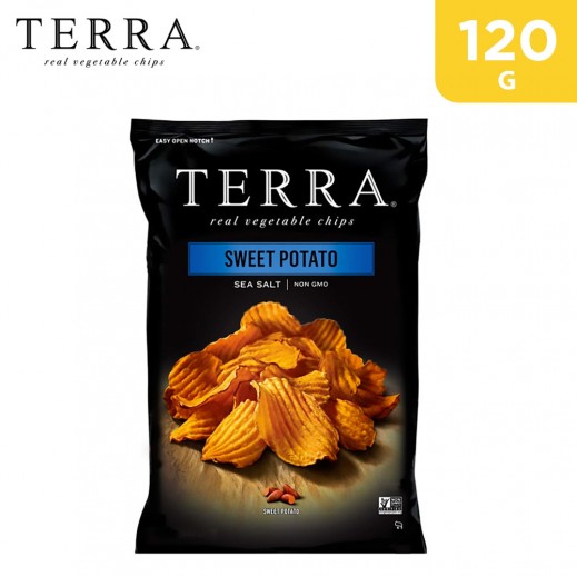 Terra Gluten Free Sweet Potato Sea Salt Vegetable Chips 120 g - delivered by Taw9eel Fast